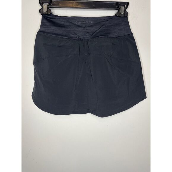 Outdoor Voices Women's Size XXS  Hudson 4" Athletic Skort Black Drawstring NWT - Picture 2 of 11